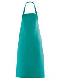 Dunkeltürkise Latzschürze